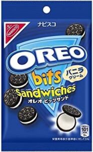 ゲームしながら食べられるお菓子、オレオビッツサンドバニラクッキー