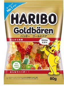 ゲームしながら食べられるお菓子、ハリボー　ゴールドベア